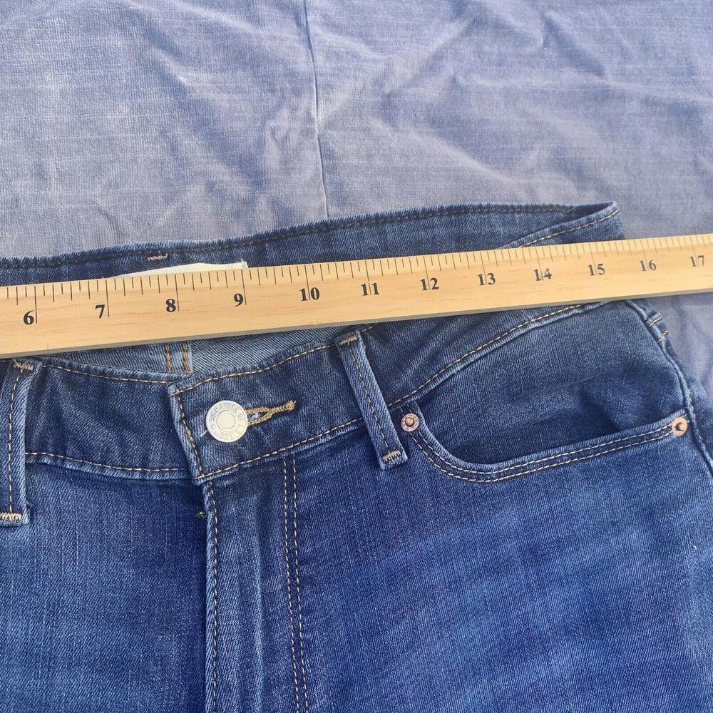 Levi Strauss Mens Signature Dark Wash Blue Jeans High Rise Skinny 32x28 READ​ - Picture 7 of 11